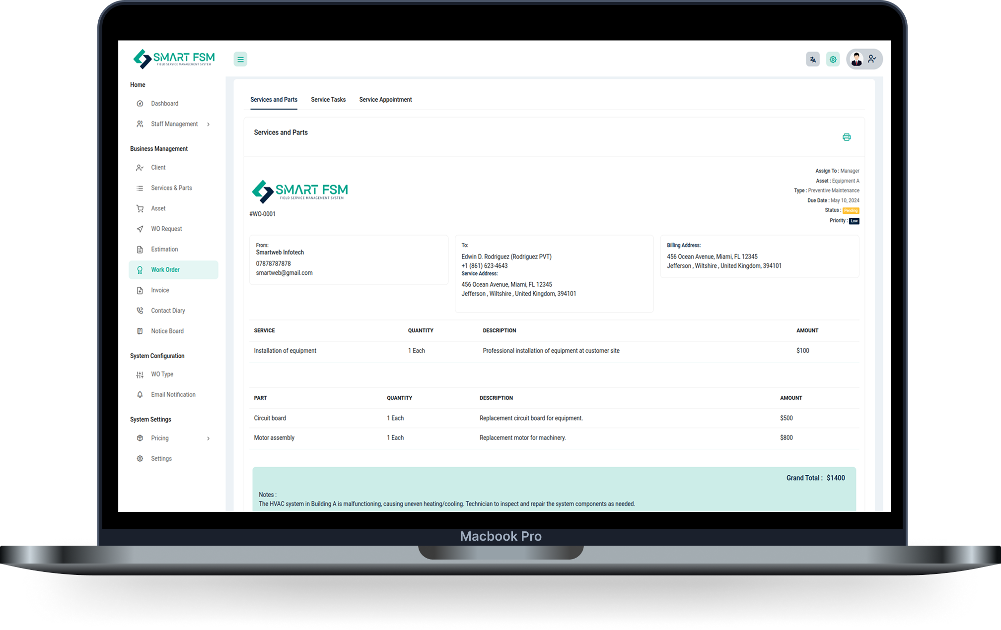 Field Service Management